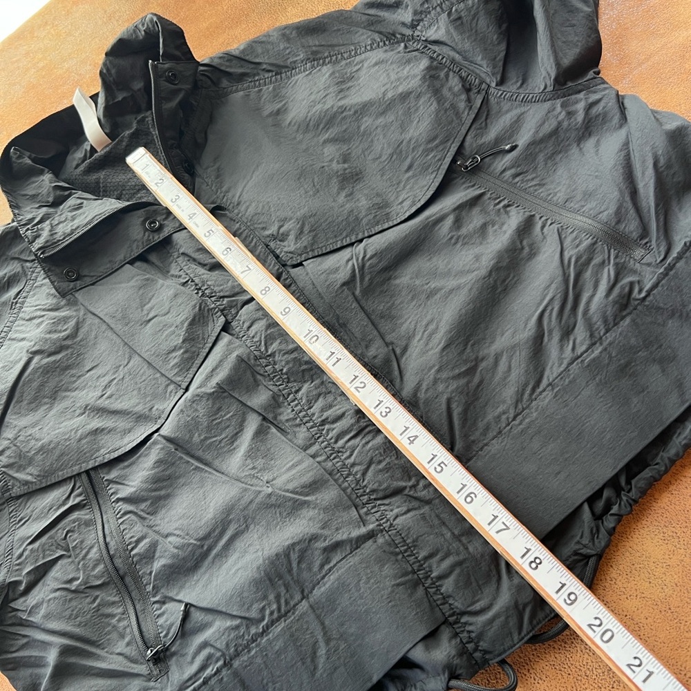 Athleta Black Crop Utility Wind Jacket For Women.… - image 8